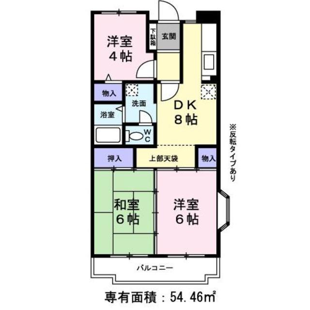コートアベニューの間取り