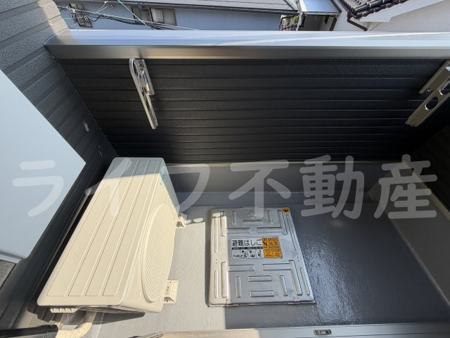 F＋Style東大阪本庄1号館のバルコニー