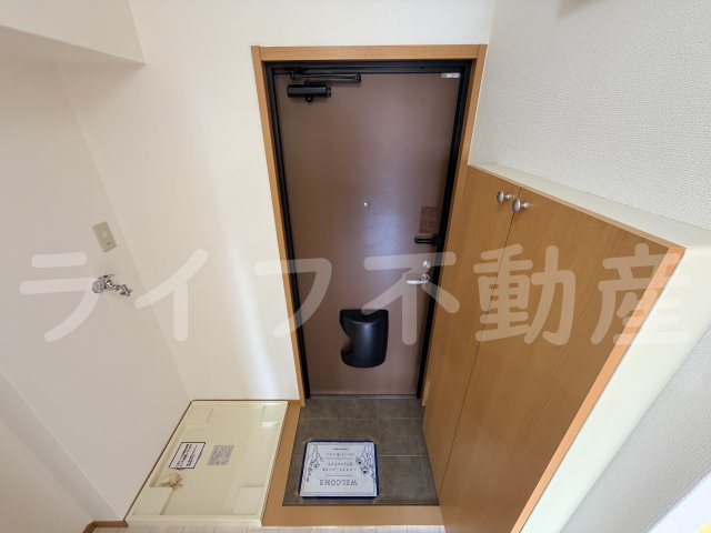 さくらハイツの玄関|ゆったりとした玄関です