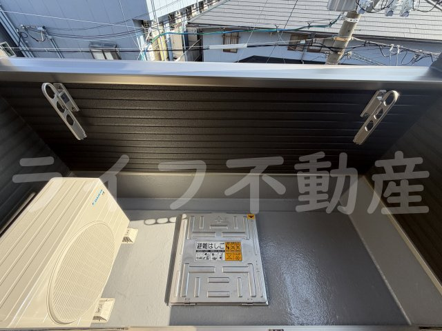 F＋Style東大阪本庄1号館のバルコニー