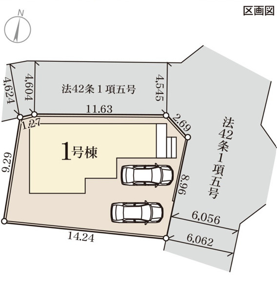 LiveleGarden.s小倉南区上曽根第三の前面道路含む現地写真