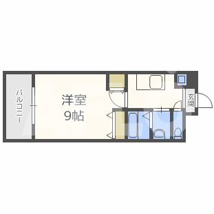 小松パラッツォ旧源蔵町の間取り|小松パラッツォ旧源蔵町　開放感のある間取り