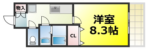 【間取り】 | メルクリオール難波 仲介手数料無料