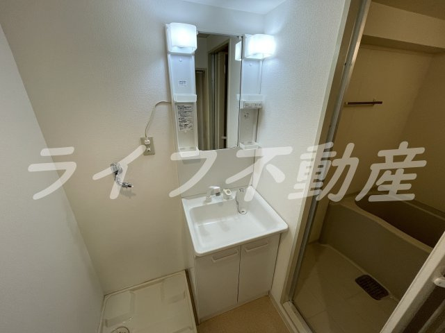 クラージュハイツの独立洗面台|朝の身支度には欠かせない独立洗面化粧台