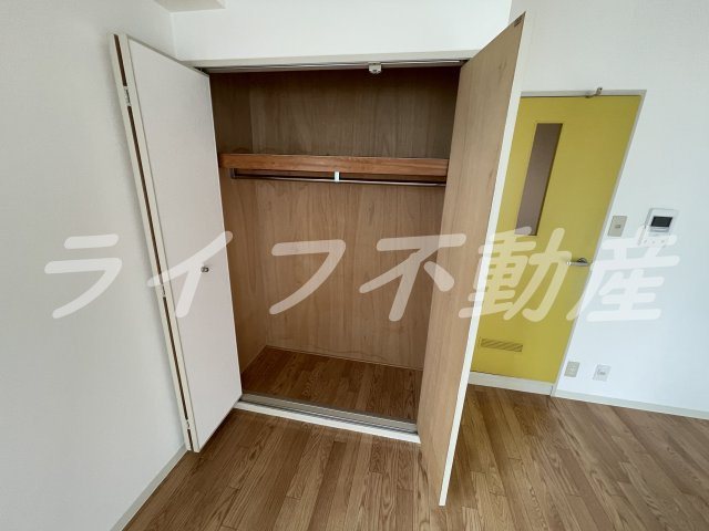 クラージュハイツの収納|専用の収納スペースです