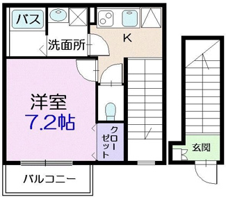 【間取り】 | ポアンドール | 間取りです。