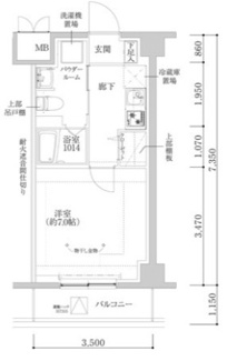 【間取り】 | RELUXIA武蔵中原Ⅱ