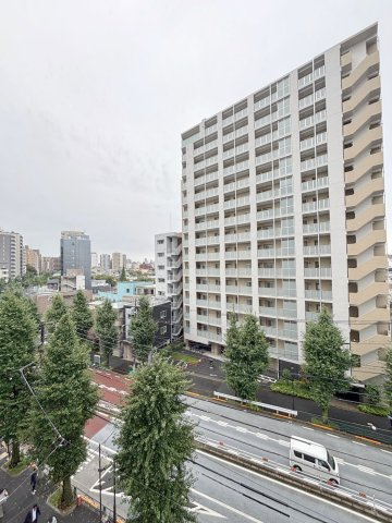 「防音マンション」343 RESIDENCE HONKOMAGOME Ⅰの展望|バルコニーからの眺望です（2026年9月7日撮影）