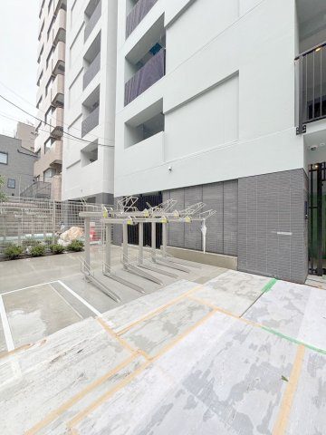 「防音マンション」343 RESIDENCE HONKOMAGOME Ⅱのその他共用部分|駐輪場です（2026年9月7日撮影）