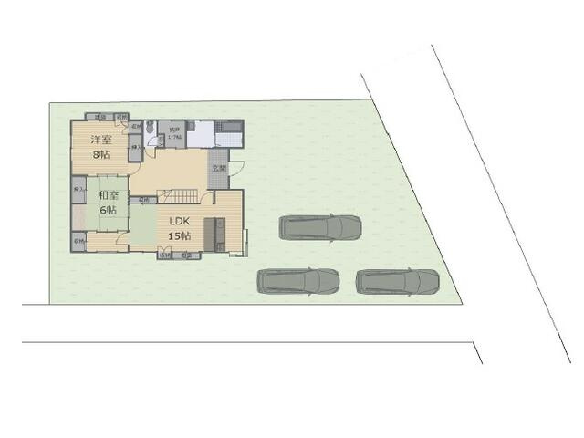 宇都宮市白沢町 5SLDK 中古住宅 宇都宮市立白沢小学校が徒歩10分