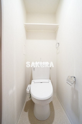 【トイレ】 | ウィステリア三ッ沢 | 落ち着いた色調のトイレです♪