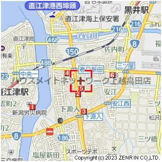 サンリジェール春日新田の地図|位置図