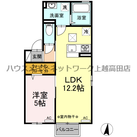 サンリジェール春日新田の間取り|間取図