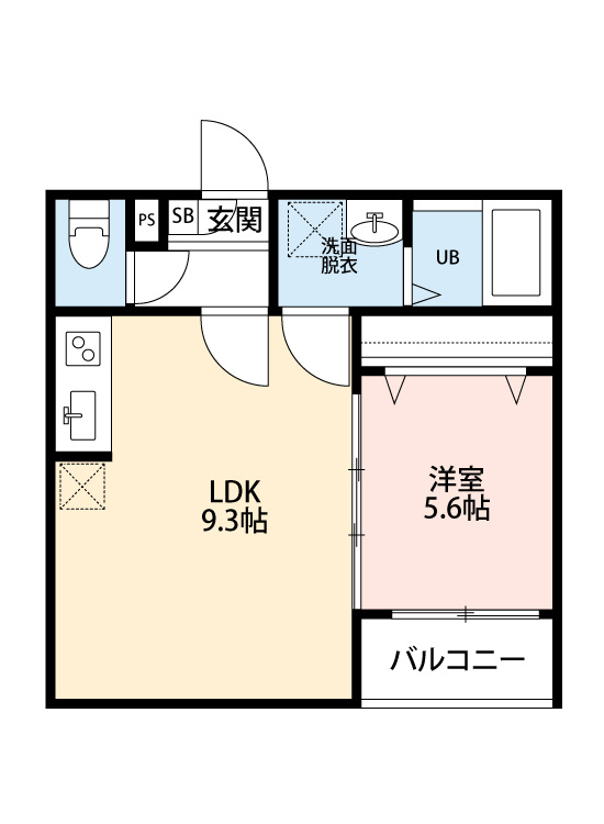 carezza足立入谷の間取り