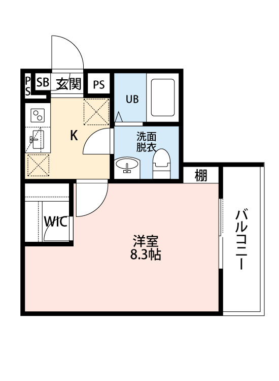 carezza足立入谷の間取り