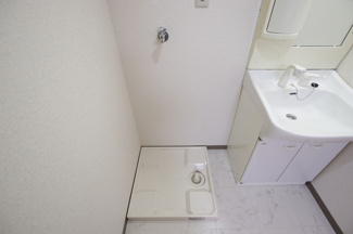 防水パン付き室内洗濯機置き場！！