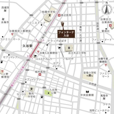 【地図】 | フォンターナ入谷