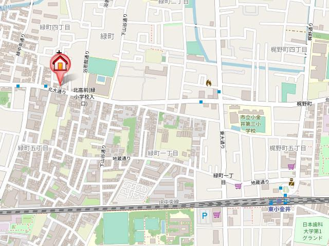 ナリタプラザの地図