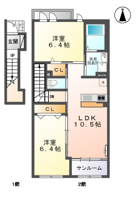 スペリアージュＭの間取り