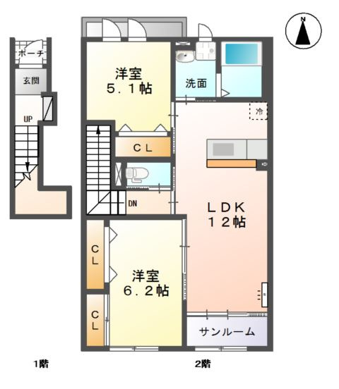 スペリアージュＴの間取り