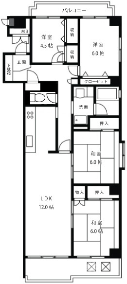 大田区東雪谷４丁目の賃貸マンション