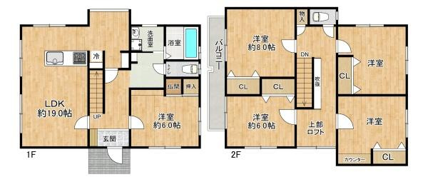 【間取り】 | 須磨区南落合1丁目　中古戸建
