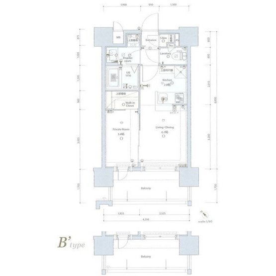 【区画図】 | ネストピア東比恵駅前Ⅱ