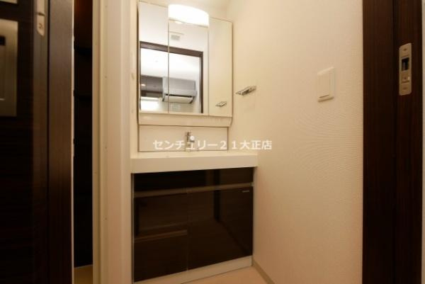 エステムコート難波WEST-SIDE5アジュールの洗面所
