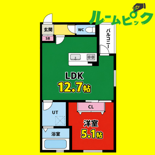 NAGOYA the GARDEN　名古屋市賃貸　仲介手数料無料の間取り