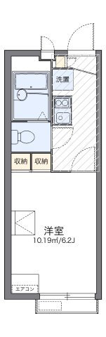 【間取り】 | レオパレスフラワーⅢ