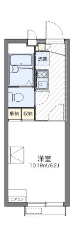【間取り】 | レオパレスラ　プランタンⅡ