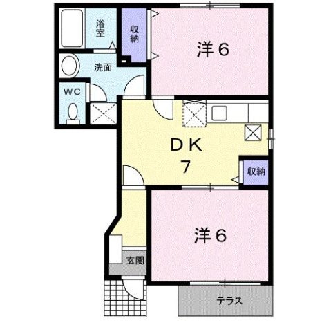 【間取り】 | エスポワールＤ
