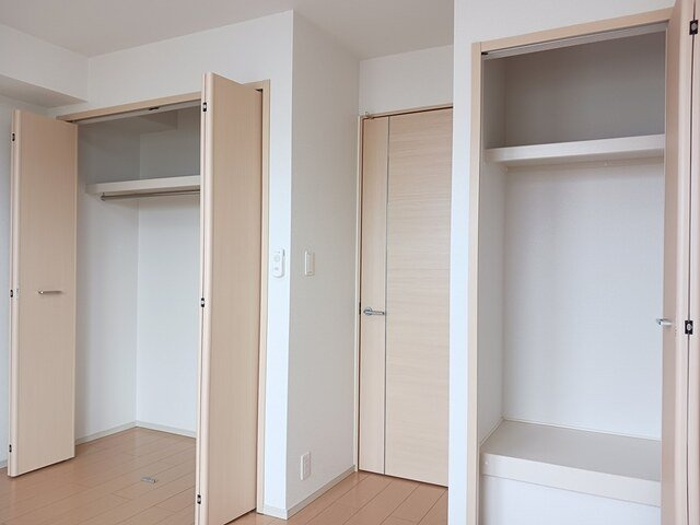 富山市婦中町速星のアパートの収納