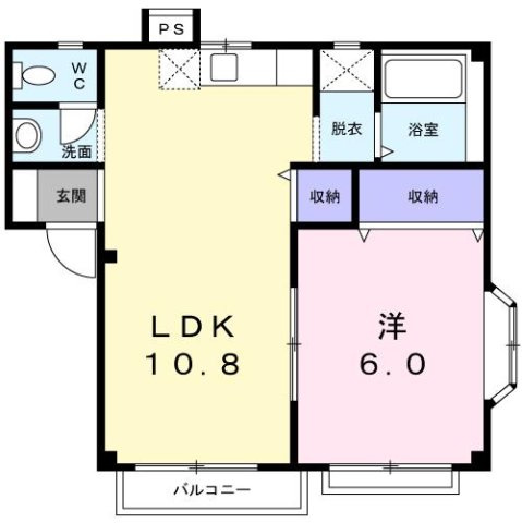 マリッチＹＳ　Ｃの間取り