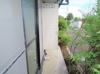 レオパレスファーストステージＦのその他|洗濯物を外干しできます