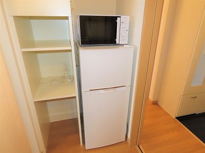 レオパレス柊のその他|電子レンジ、冷蔵庫完備