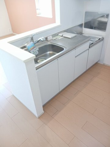 レジデンス　オオギⅠのキッチン|きれいなキッチンです