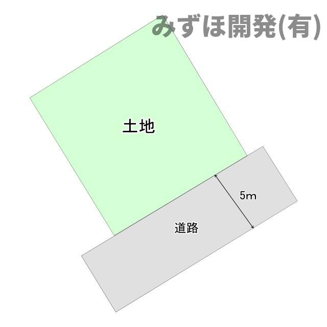 山形市青田南16-11の土地図