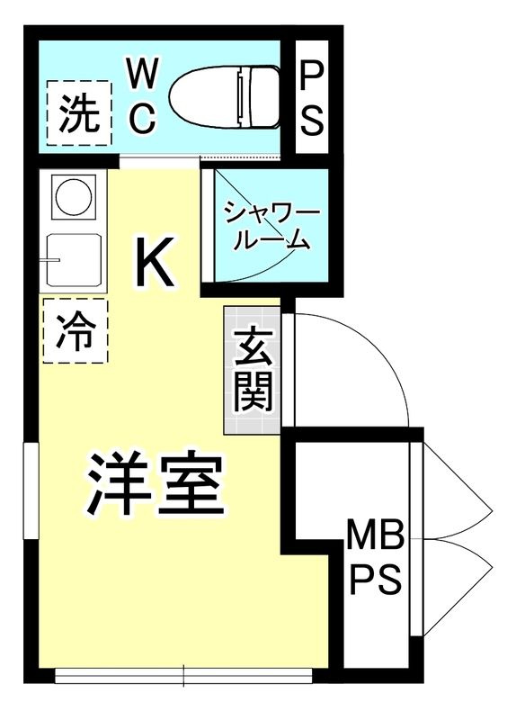 台東区浅草５丁目の賃貸マンションの間取り