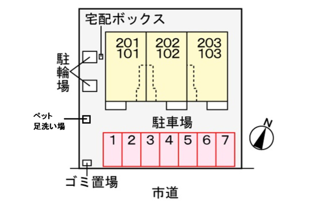 【区画図】 | メゾン・ド・ソレイユ