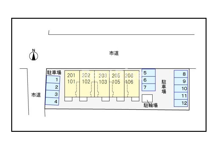 アンディーＫ．Ｋの駐車場