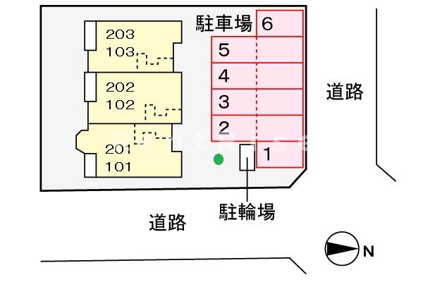 グレイスの駐車場|駐車場