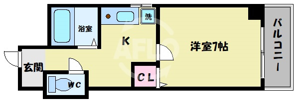シャトル新深江の間取り|シャトル新深江　間取り