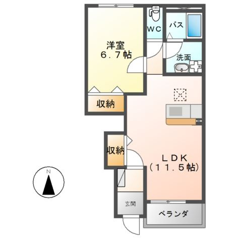 グランモンターニュの間取り