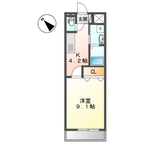 アビランス・Kの間取り