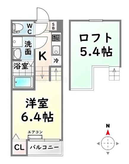 【間取り】 | エムズコート妙音通【名古屋市賃貸・ロフト付】