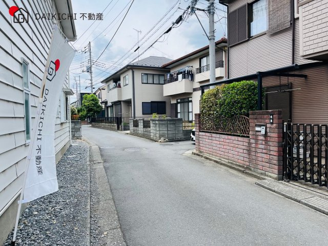 【前面道路含む現地写真】 | 川越市砂新田1丁目　中古戸建