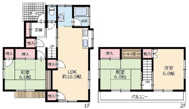 【間取り】 | 川越市木野目　中古戸建