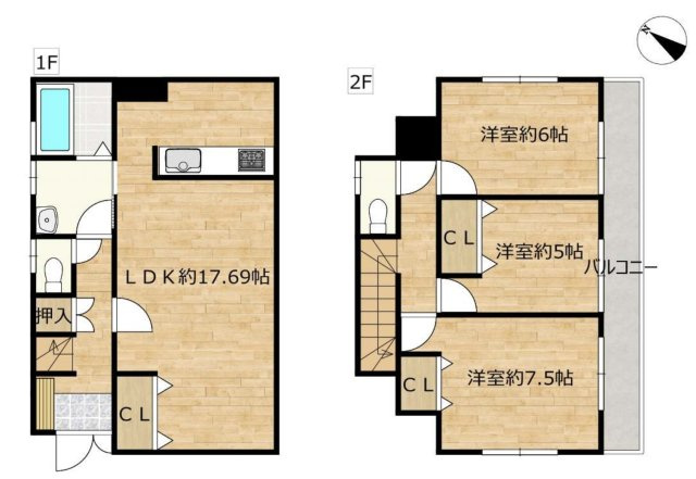 【間取り】 | 川越市今福　中古戸建