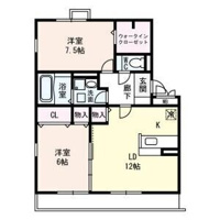 【間取り】 | レークタウン B棟 B | お部屋の間取りです